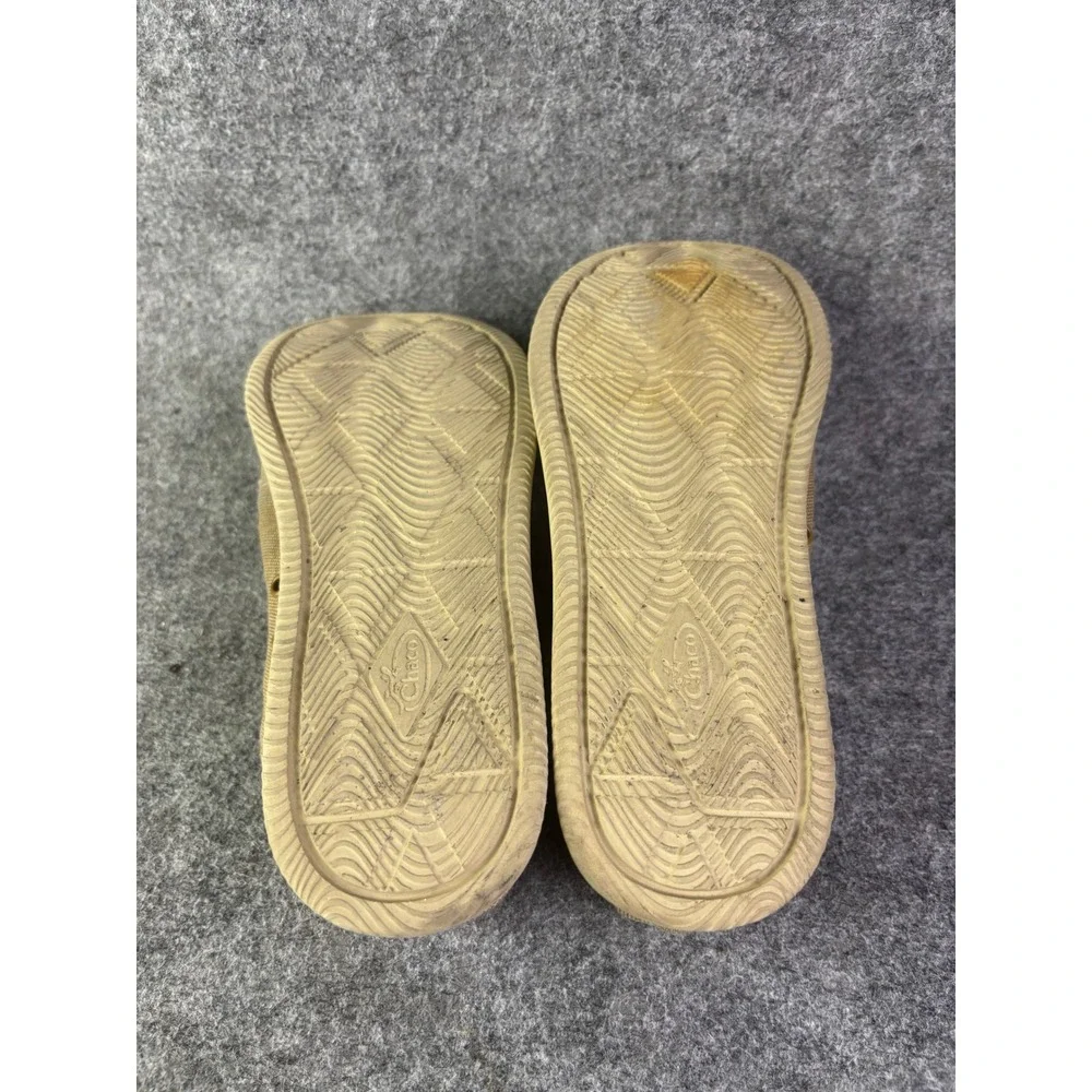 Chaco Paonia Loafers Mens 9 Tan Canvas Slip‎ On Casual Shoes JCH108353